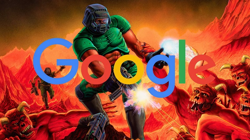 Programatorul a jucat Doom clasic în bara de căutare Google