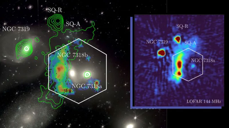 Accident universal la viteza de 3,2 milioane km/h - James Webb a elucidat coliziunea galaxiilor